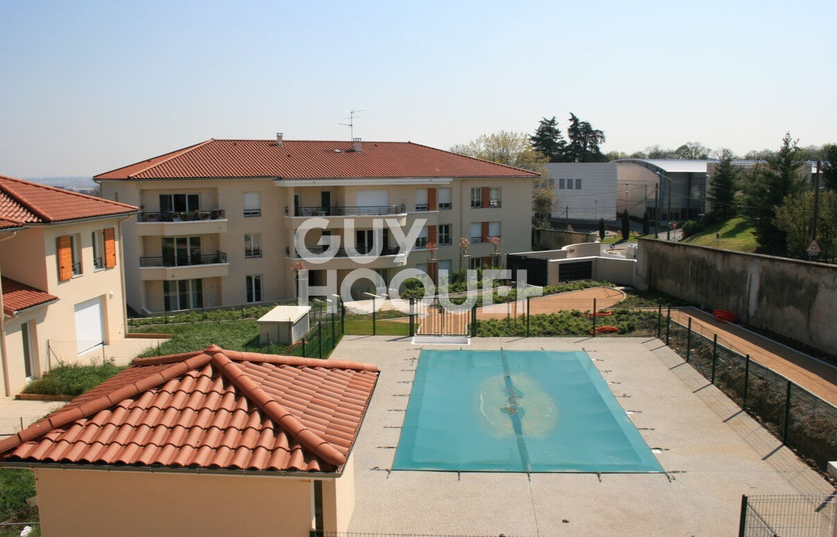 Appartement F3 (65 m²) à vendre à OULLINS - Résidence Calme . Balcon et Garage