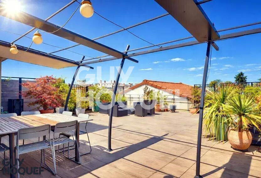 Magnifique T6 "Toit terrasse" 122m2-Résid 2009 avec Piscine-Garage Double-Terrasse 125m2-Centre Ville Tassin