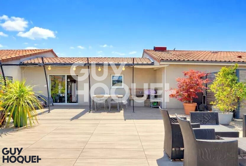 Magnifique T6 "Toit terrasse" 122m2-Résid 2009 avec Piscine-Garage Double-Terrasse 125m2-Centre Ville Tassin