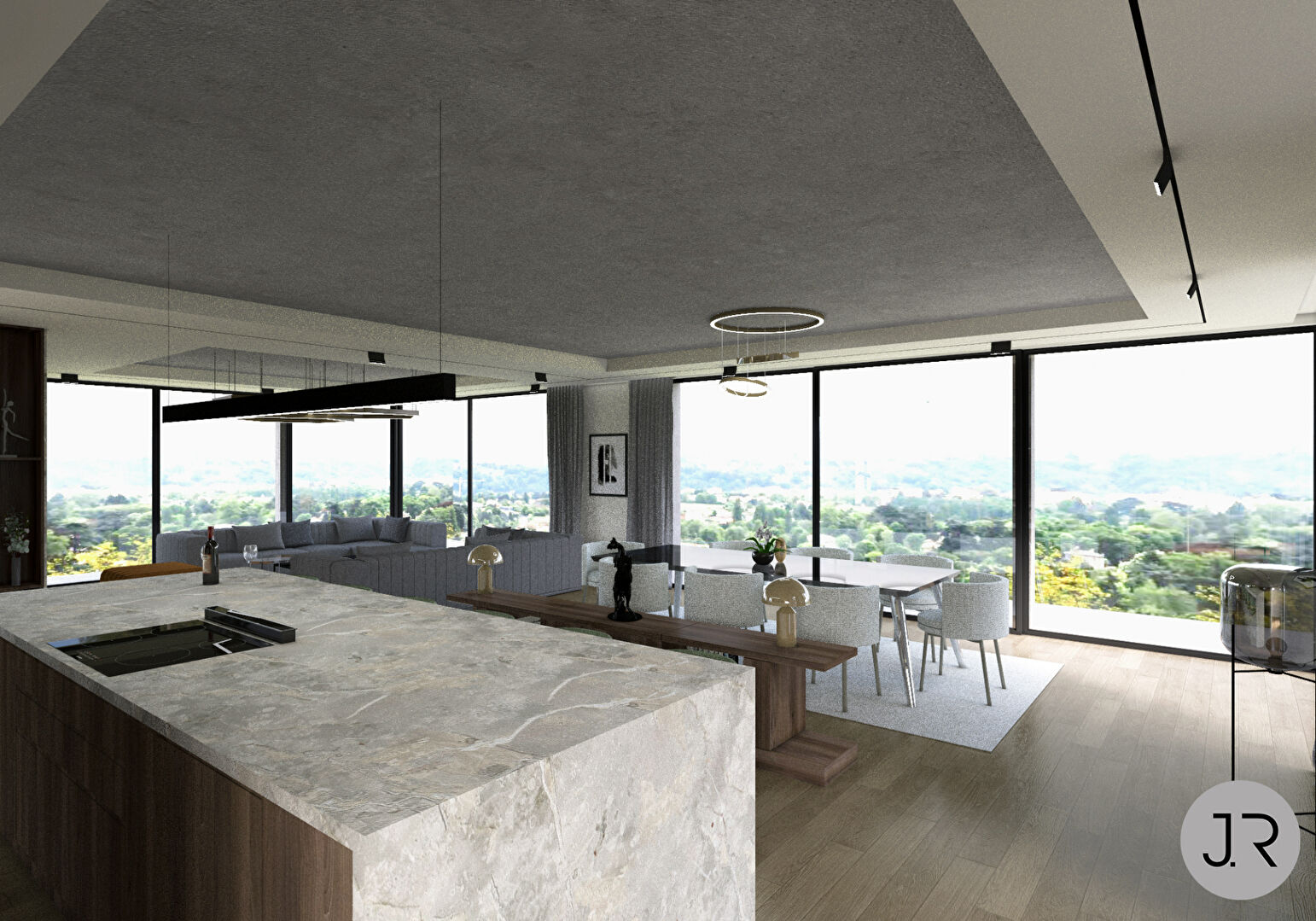 Terrain d'exception ! Vue dominante sur Lyon et les Monts d'Or ! 3 850 m²