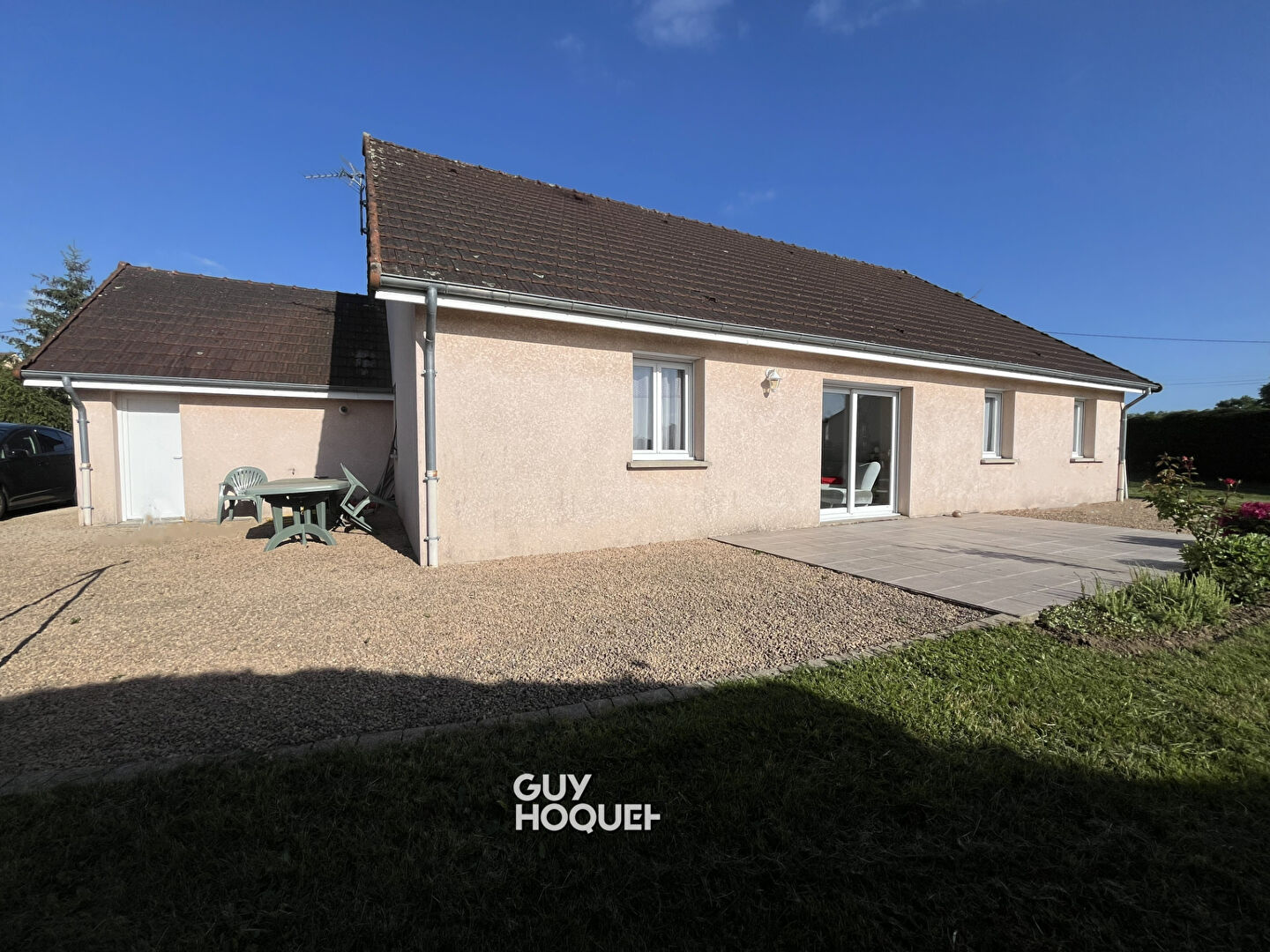 Maison de plain-pied avec belles prestations ? Au calme