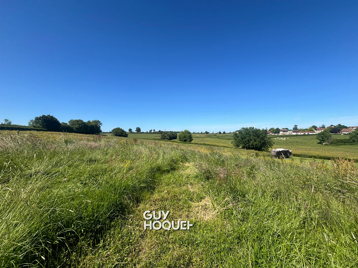 TERRAIN À BÂTIR 1 864 m² ! VUE DÉGAGÉE + BUNGALOW AMENAGÉ