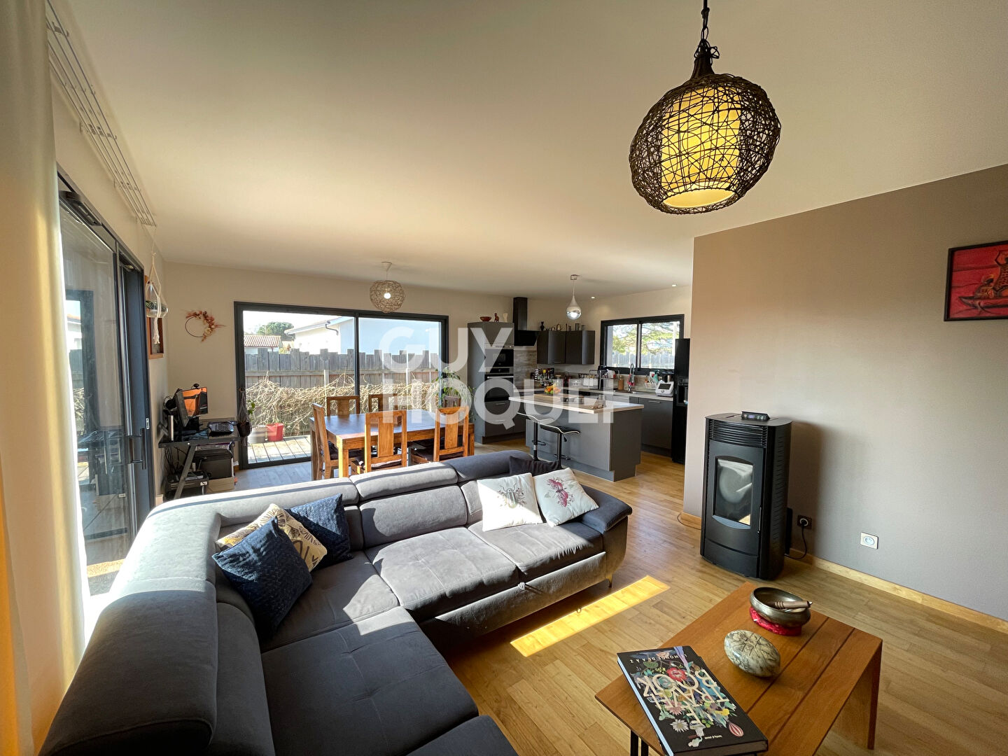 Maison bois récente 3 chambres dans secteur recherché