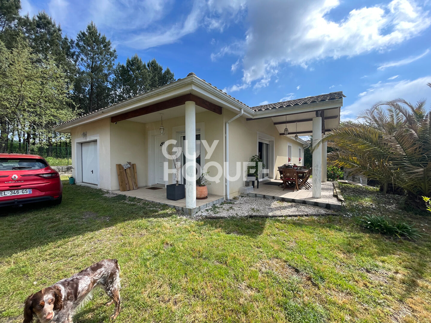 Maison familiale avec piscine sur terrain de 1165 m² à Ychoux 