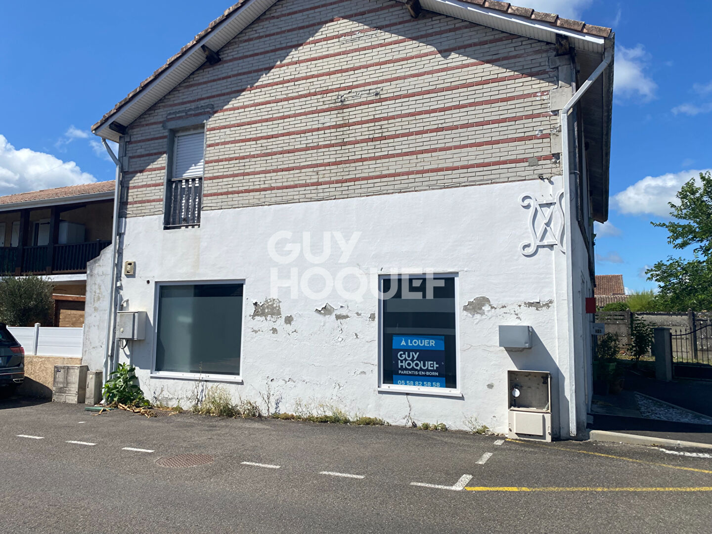 Local professionnel au centre-ville