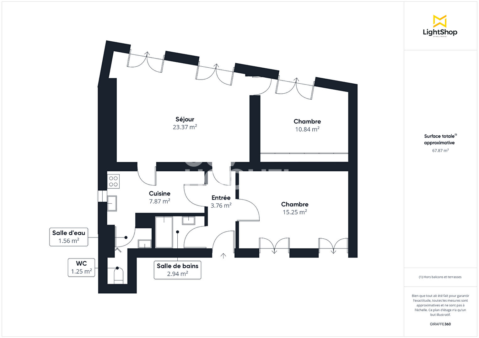 3 pièces - Métro Bonne Nouvelle