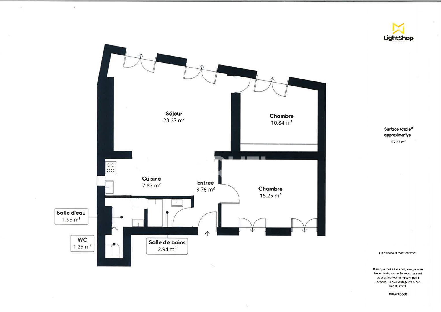 3 pièces - Métro Bonne Nouvelle