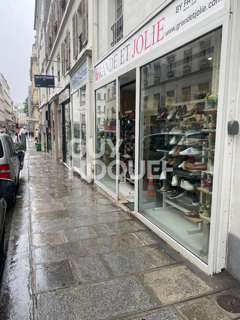 Location pure - Boutique Rue Meslay - Paris 3ème.