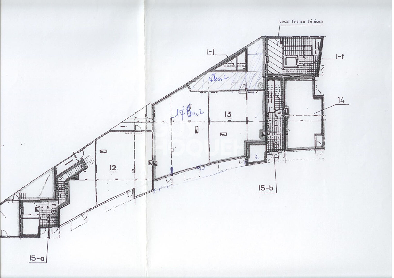 Murs libres à vendre avec extraction - Nanterre Centre Ville