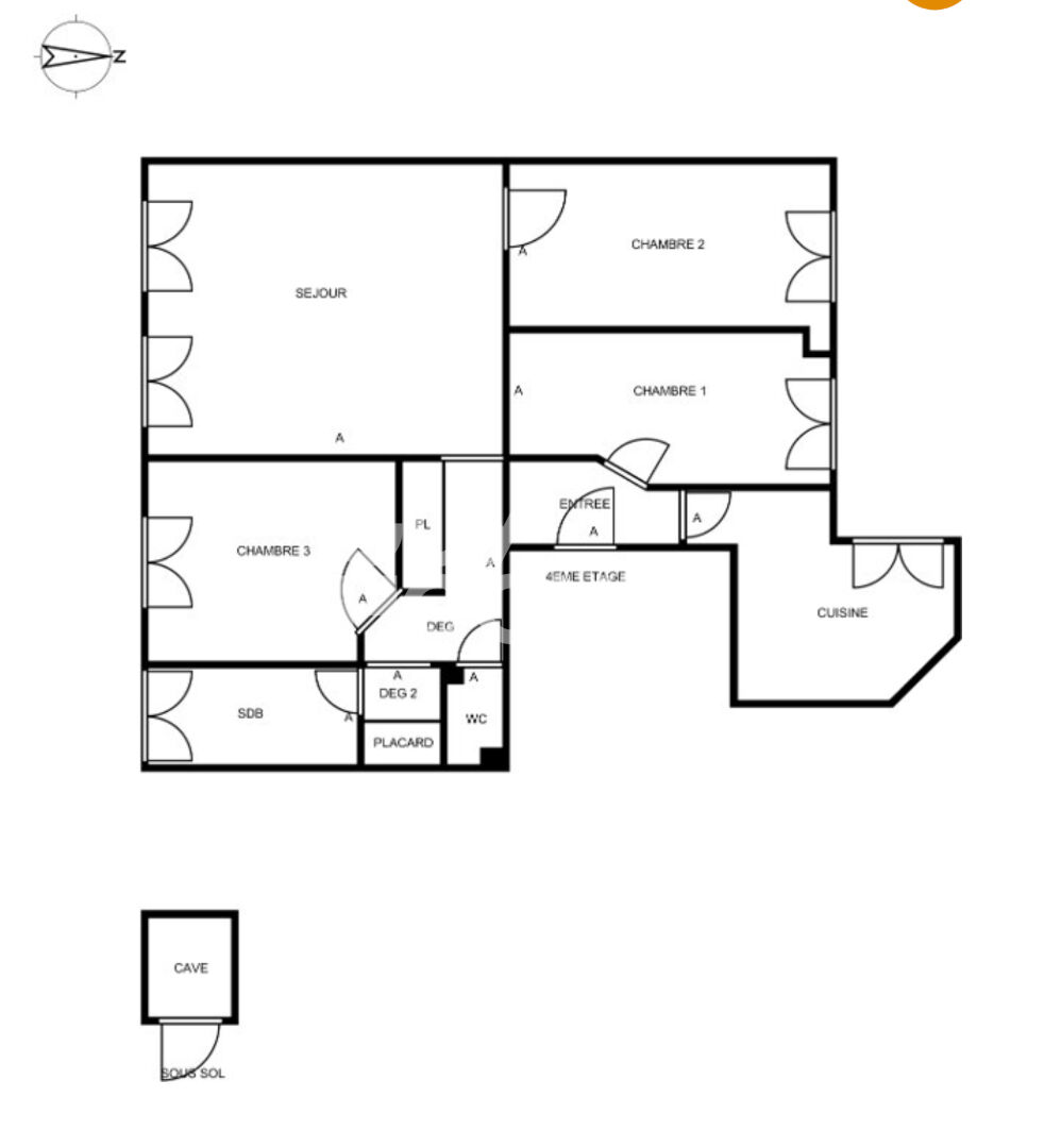 4 pièces - Conservatoire - Paris 9ème