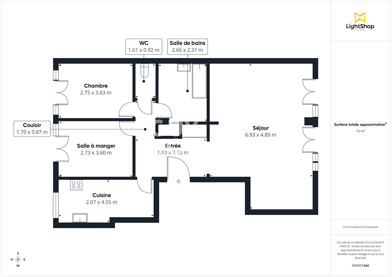 3 pièces - M° Saint-Fargeau