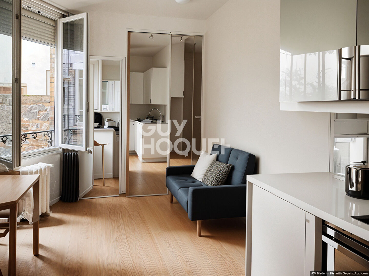 Appartement studio (15 m²) en vente à PARIS