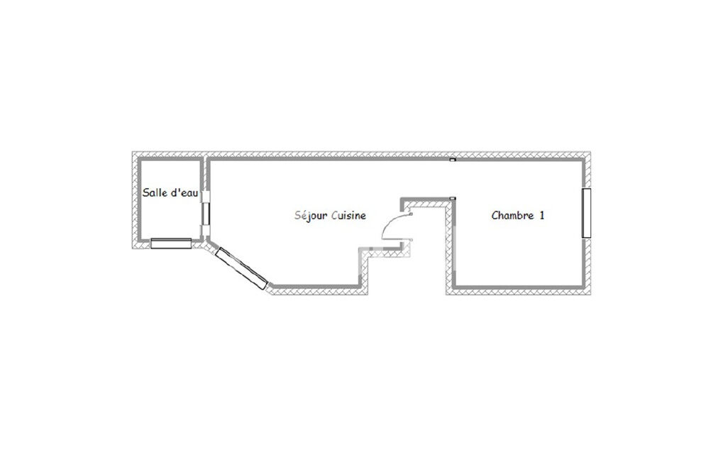 VENTE d'un appartement T2 (26 m²) à PARIS