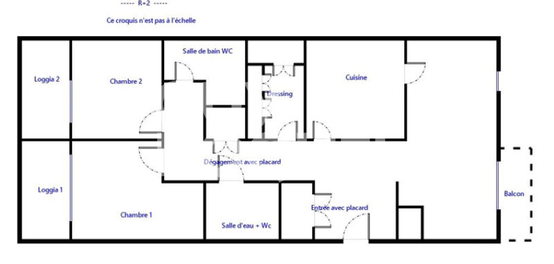 RARE SUR LE SECTEUR - Surface familiale - 4 pièces