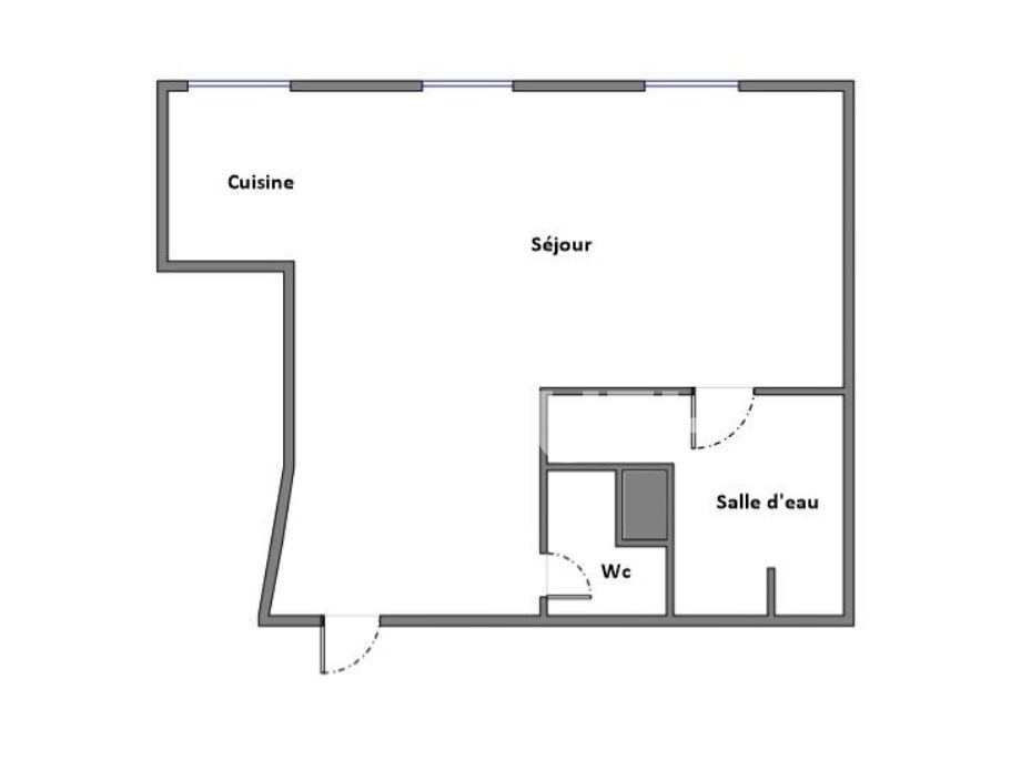 Studio de 27 m²