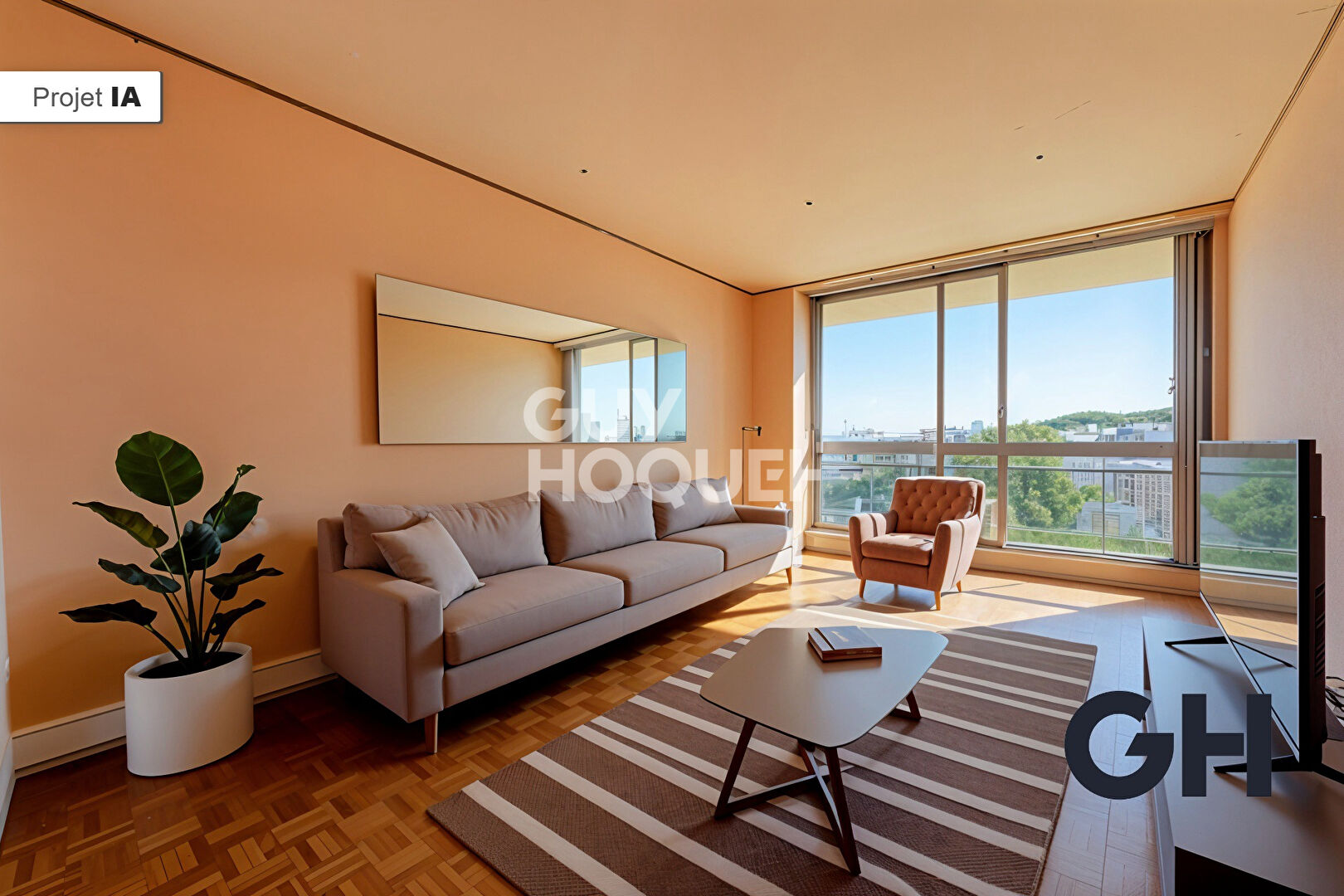 2 pièces vue canal de l'Ourcq