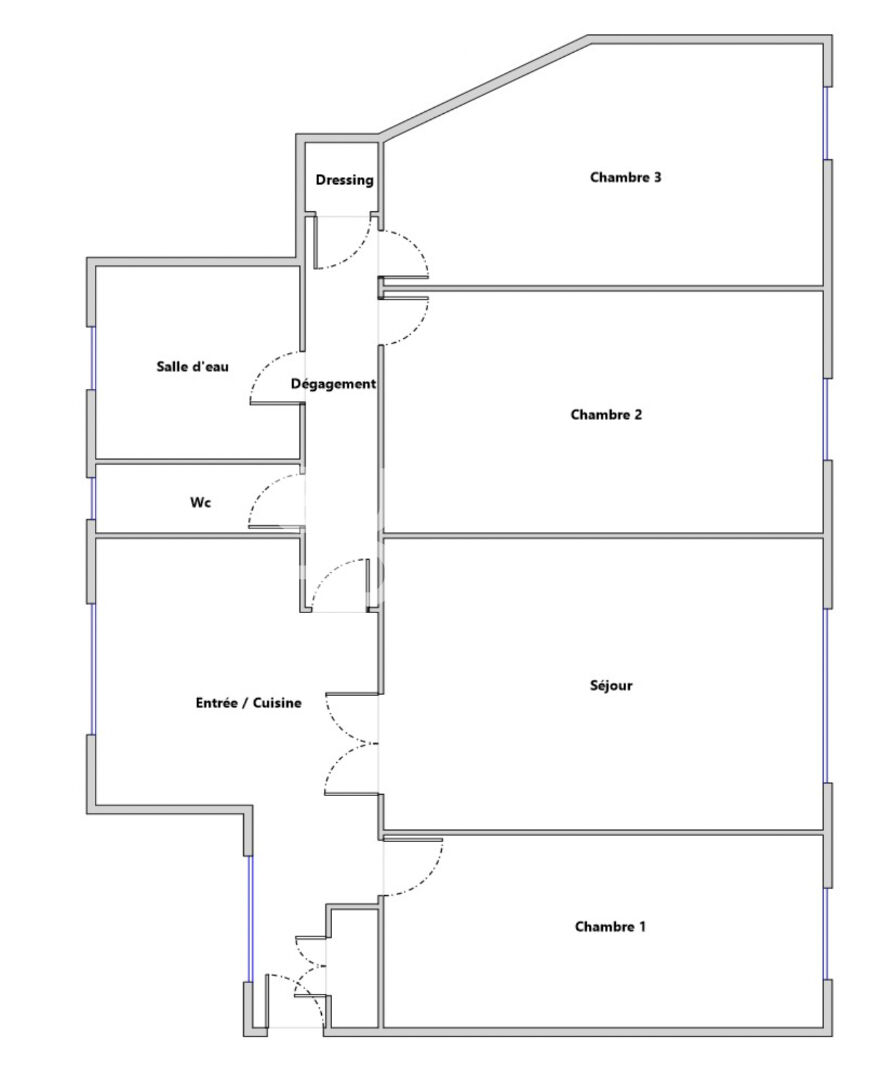 Appartement Familial 4 Pièces 90 m2  Lumineux et Calme