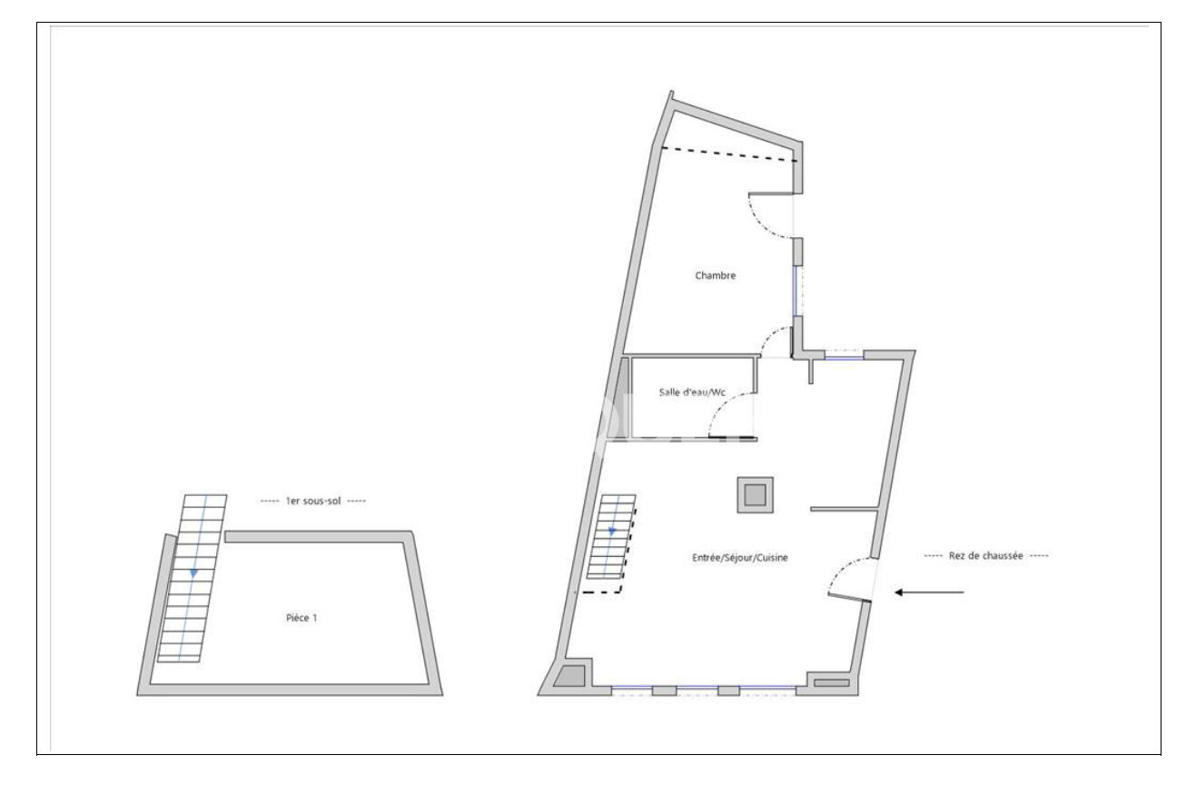 Appartement 2-3 Pièces  Butte Montmartre