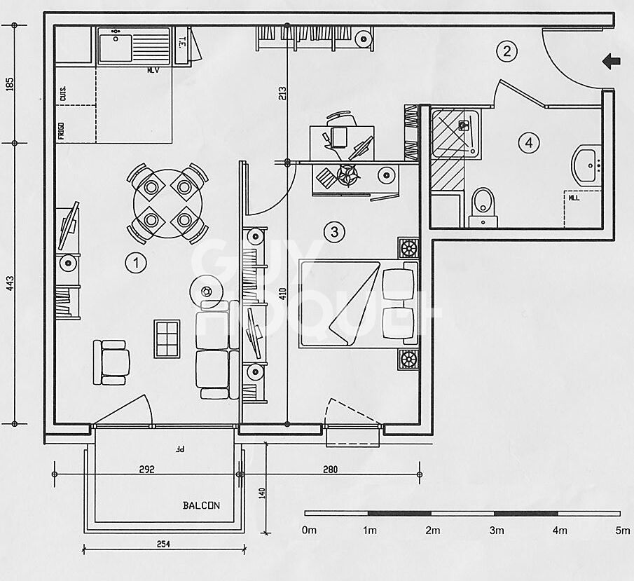 Appartement Pantin 2 pièces 43.9 m²