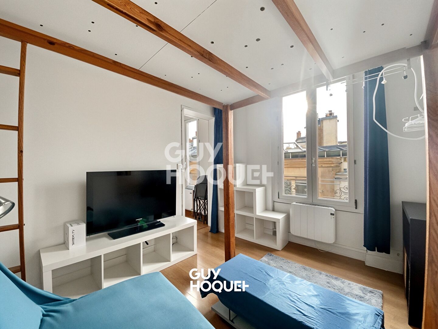 2 pièces / T1bis - 19 m² - 5ème et dernier étage