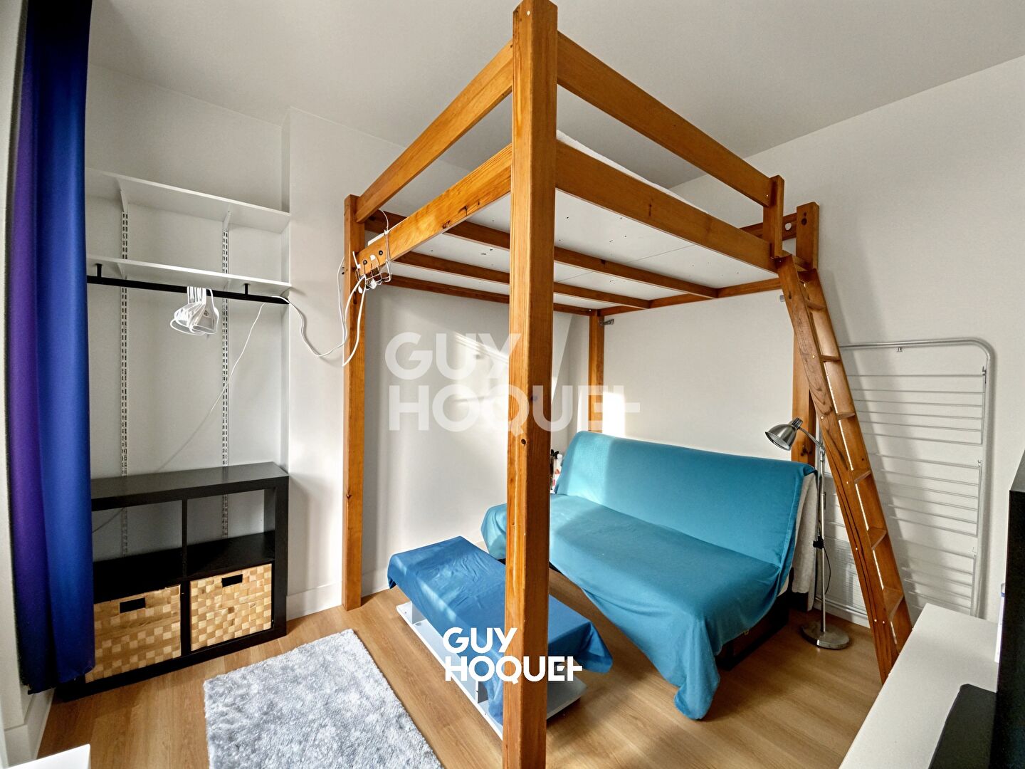 2 pièces / T1bis - 19 m² - 5ème et dernier étage