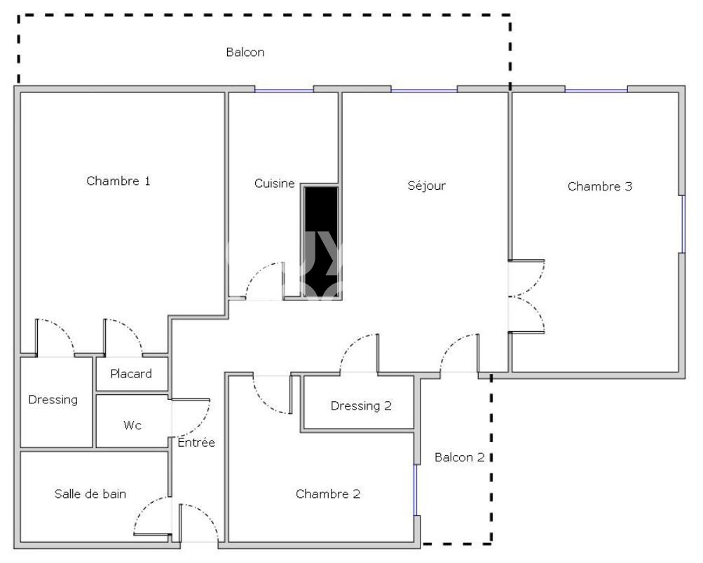 4 pièces avec vue panoramique