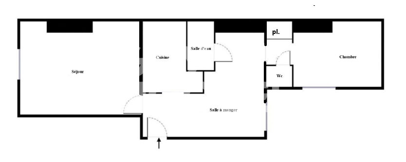 À vendre : Appartement 3 pièces à Paris, Quartier Jules Joffrin