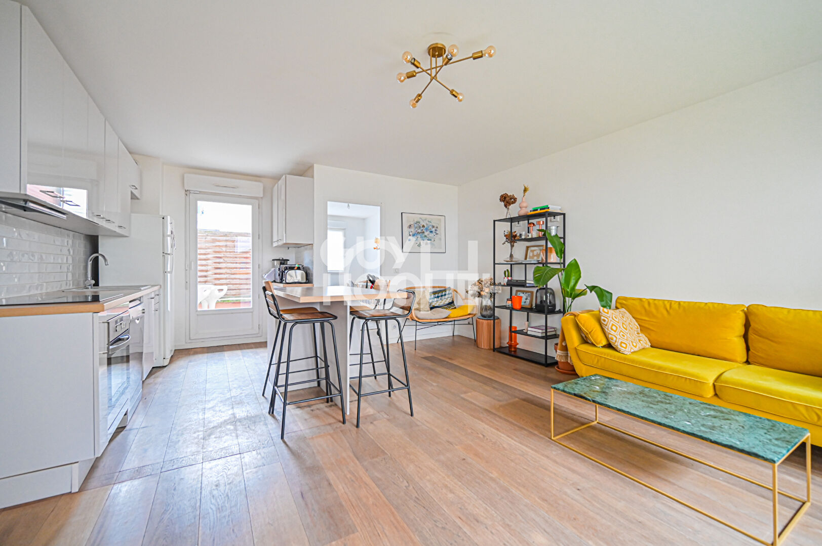 3 pièces avec jardin