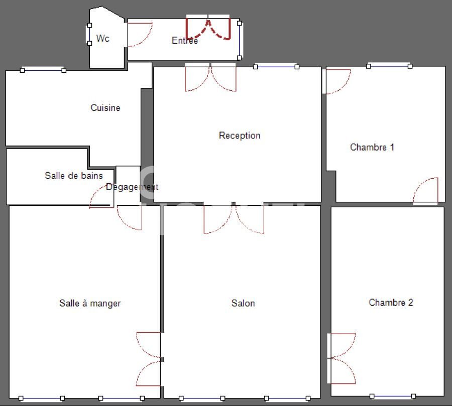 Paris III- Enfant Rouge  : Appartement 5 pièces - 125m²