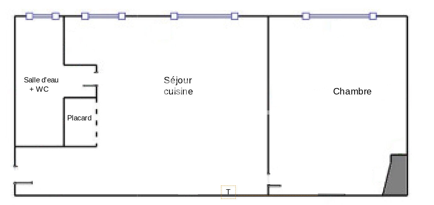 Appartement 2 pièces 31m² quartier canal de l'Ourcq