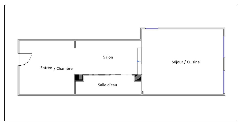 Appartement de 38 m2 Atypique Esprit Loft Village Ramey