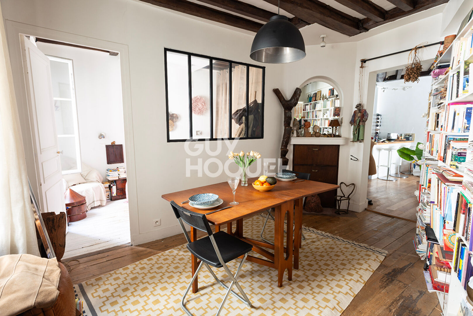 Bel appartement 3 pièces de 45,17 m² ? Plein de charme montmartrois