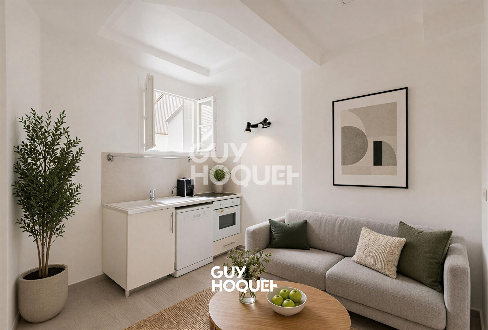 Appartement Rue des Cloys-  3 pièces - 39 m2