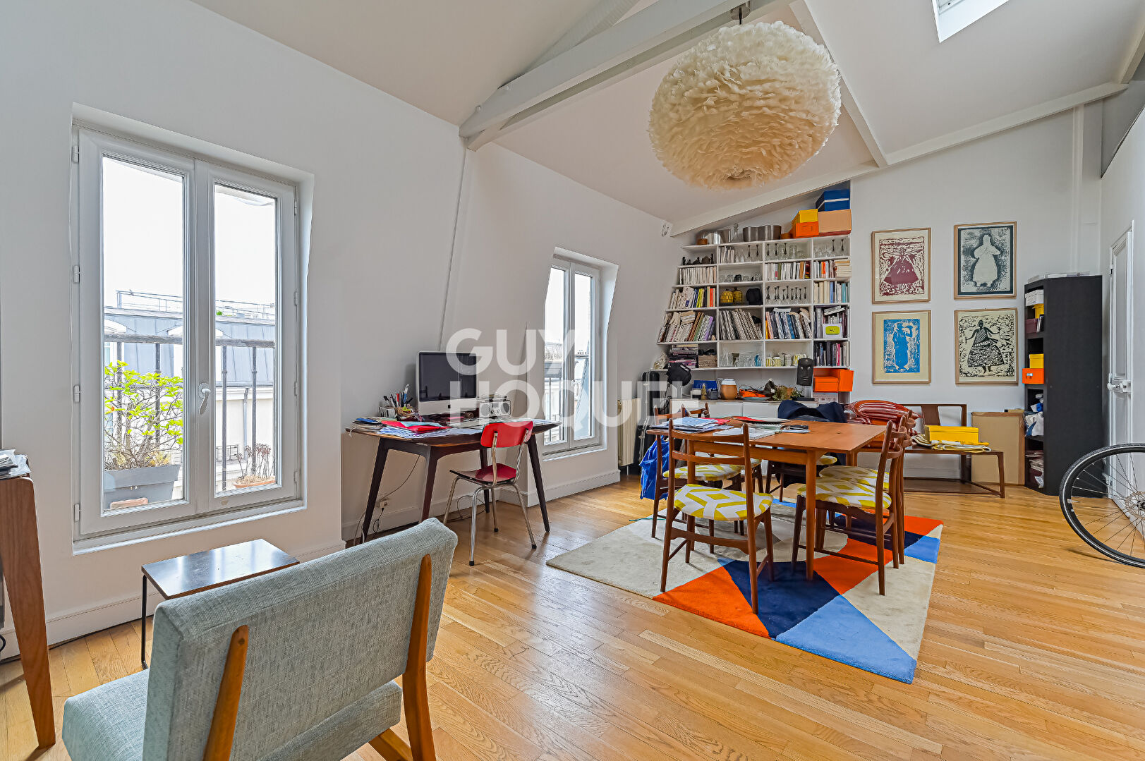 Bien d'exception / Appartement de 67 m² avec hauteur cathédrale de 3m60