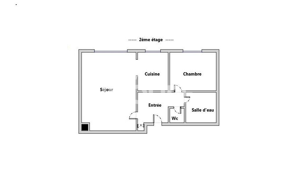 Appartement Paris 12e - 2 pièce(s) 51.36 m2