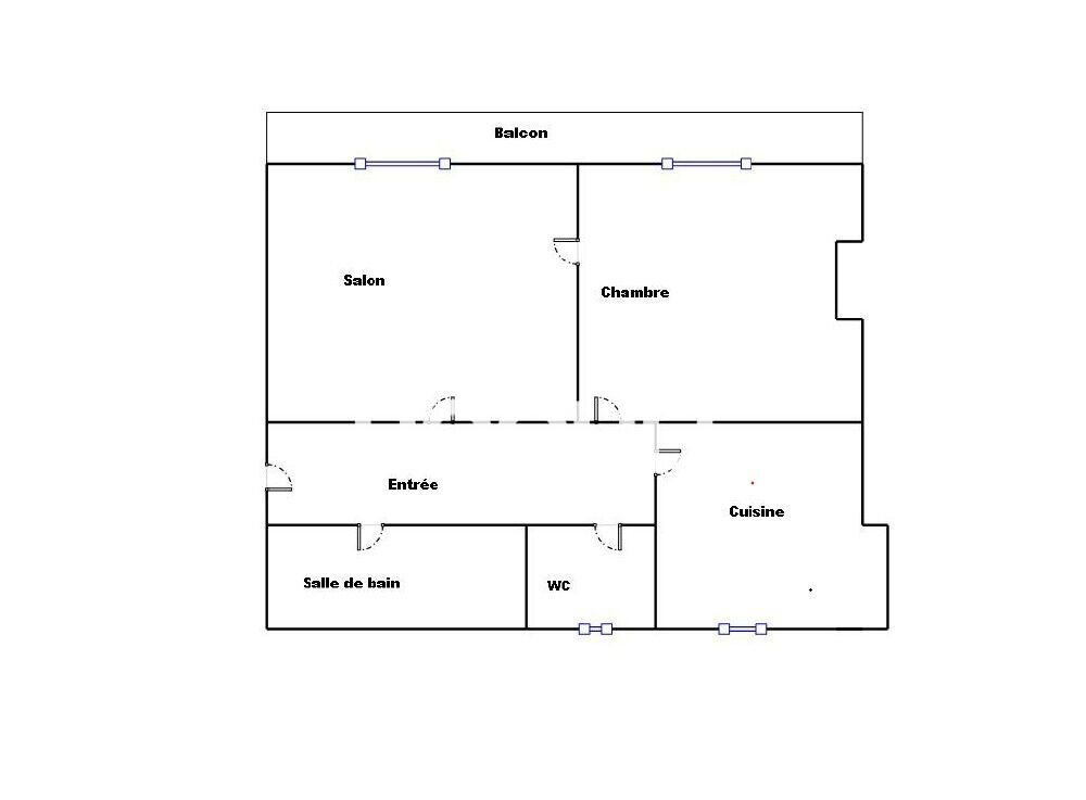 Appartement Paris 2 pièce(s) 43.07 m2