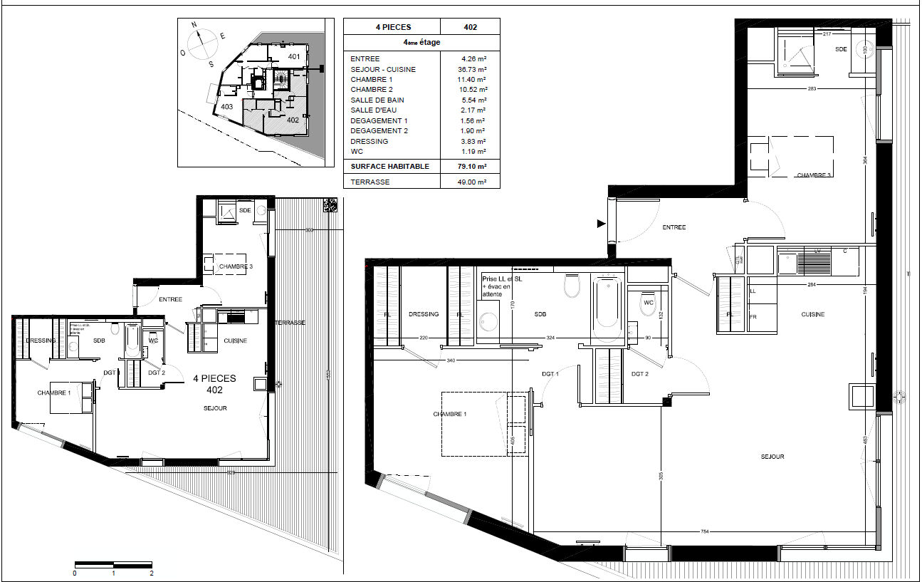 Élégance contemporaine et vaste terrasse plein ciel Paris 12