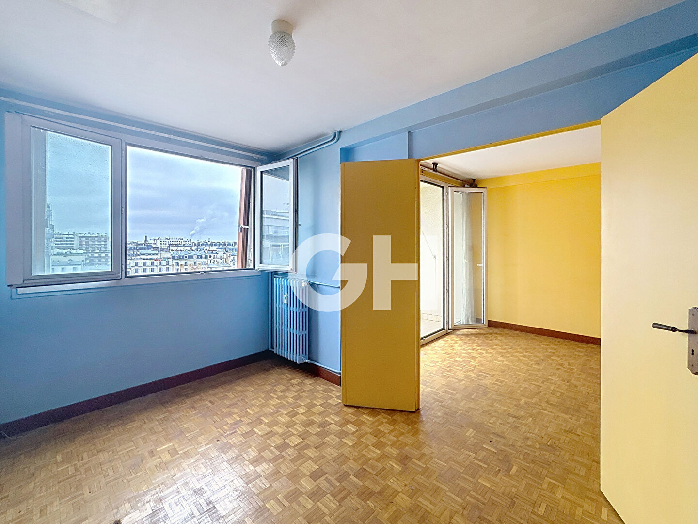 Paris 20 Nation | T2 9ème étage lumineux avec ascenseur et balcon