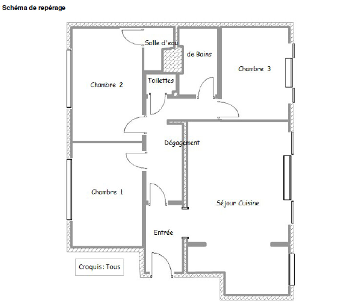 Roquette / Chemin Vert - Appartement de 4 pièces