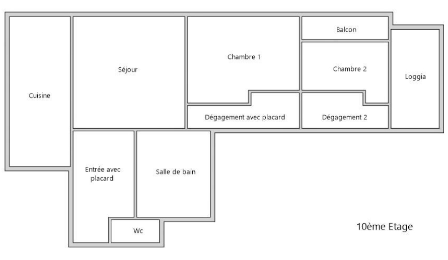 NATION - Appartement 3 pièces en étage élevé