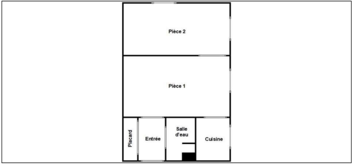 Appartement de 2 pièces - Secteur Bastille