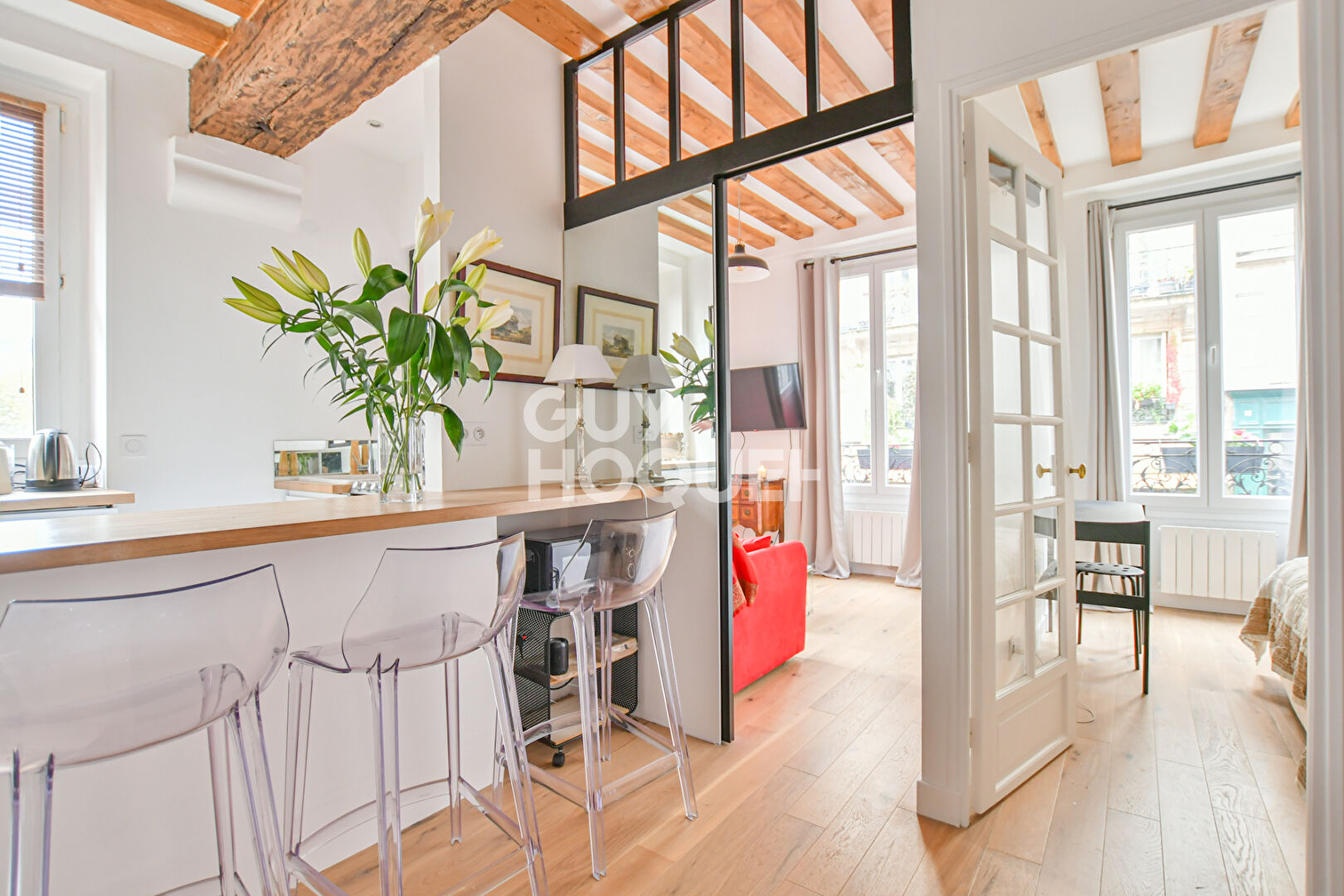 Appartement Paris 3 pièce(s) 34.18 m2