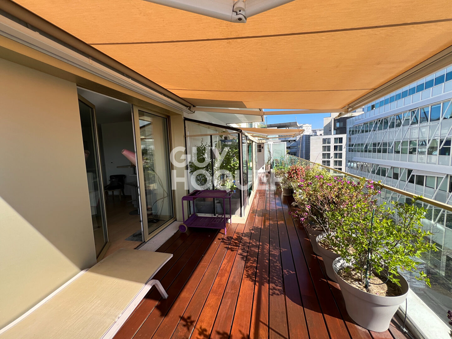 Élégance contemporaine et vaste terrasse plein ciel Paris 12