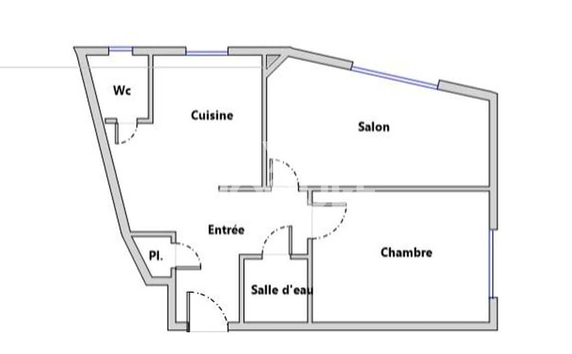 Deux pièces avec vue sur Coulée Verte