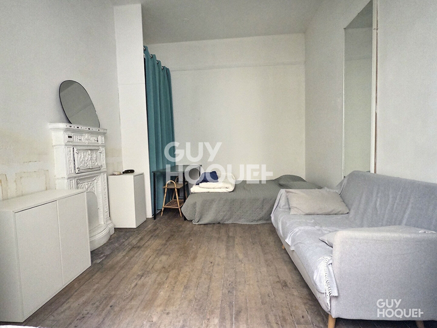 Studio - RDC sur cour intérieure  - Copropriété bien entretenue