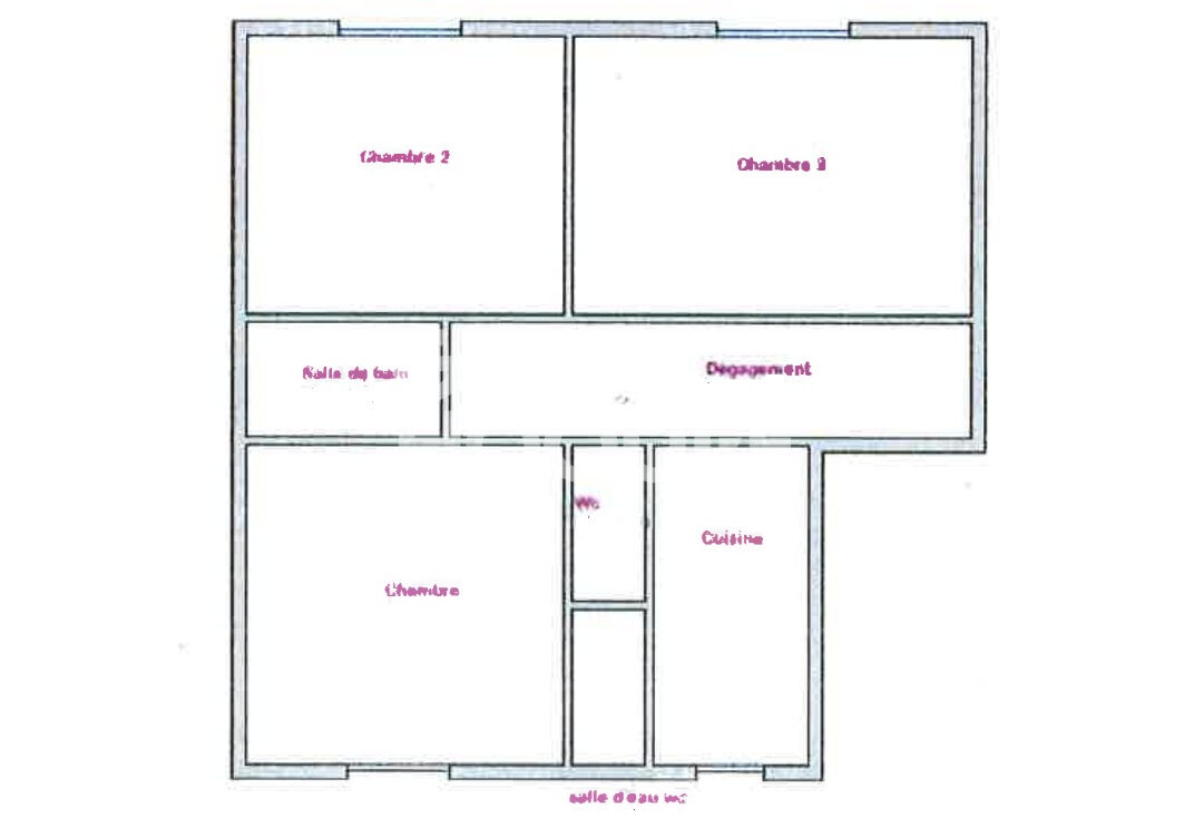 Charmant 3 pièces 2 chambres