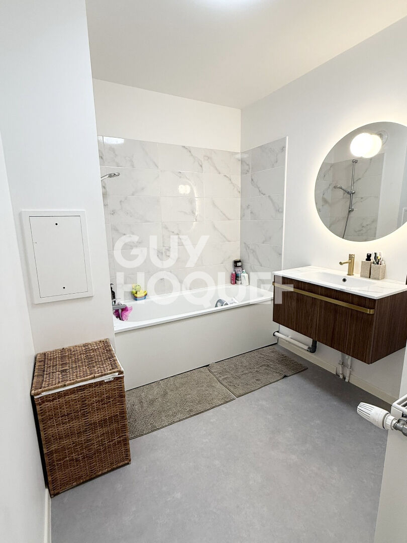 3 pièces de 57m² avec grand jardin de 100m²