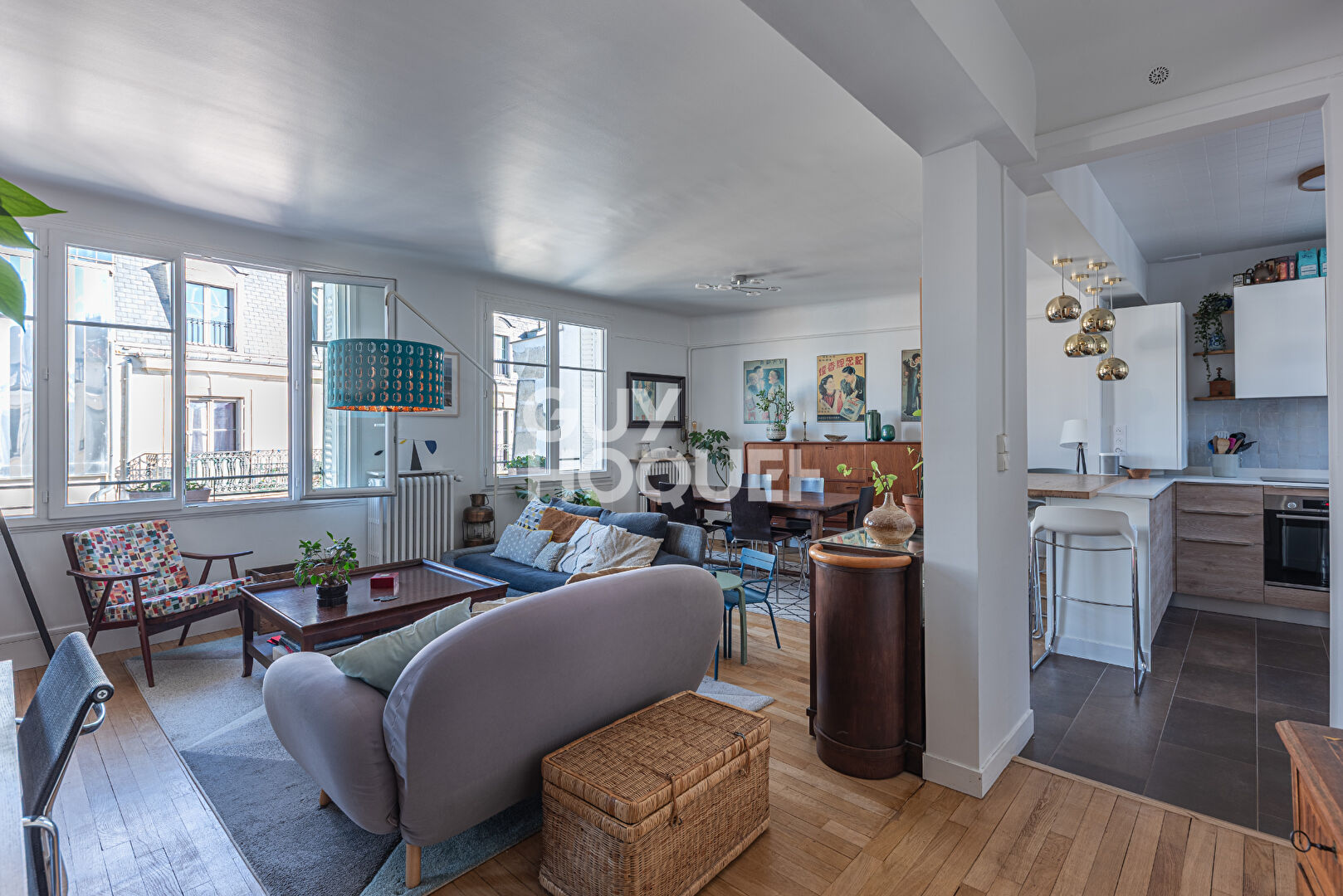 Dernier étage - Superbe appartement familial de 88 m² lumineux et traversant