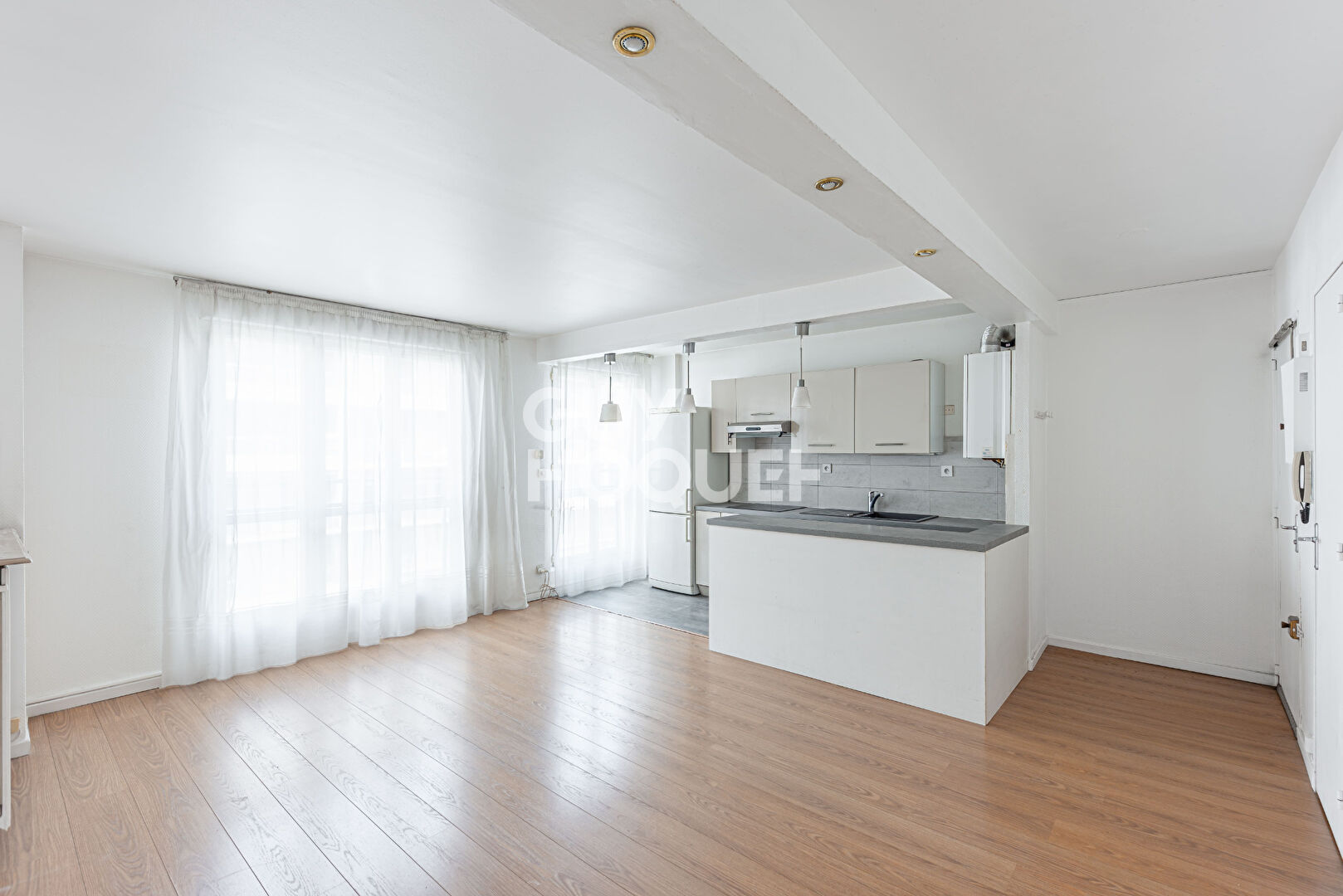 Grand 2 pièces 46 m² lumineux et calme