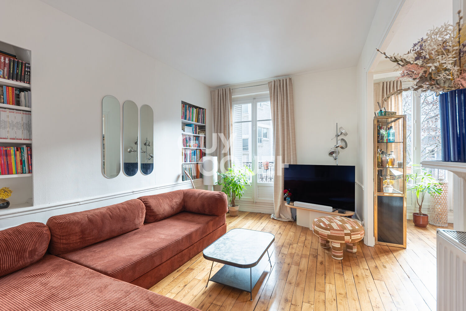 Gare de Lyon Rare 4 pièces traversant sans vis-à-vis